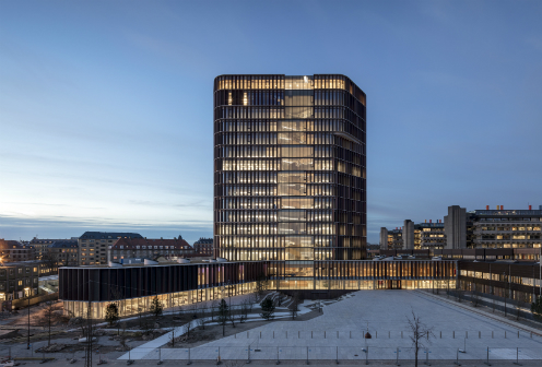 Maersk Tower building at the PANUM Institute at the University of Copenhagen