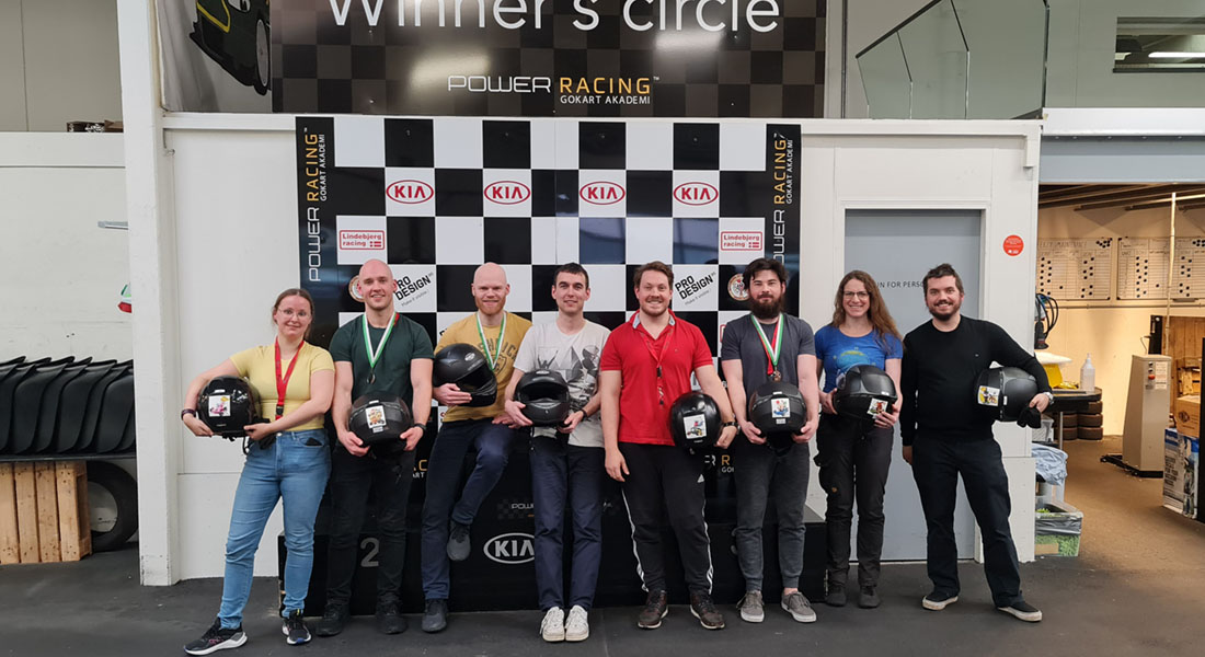 Treebak group goes go kart racing